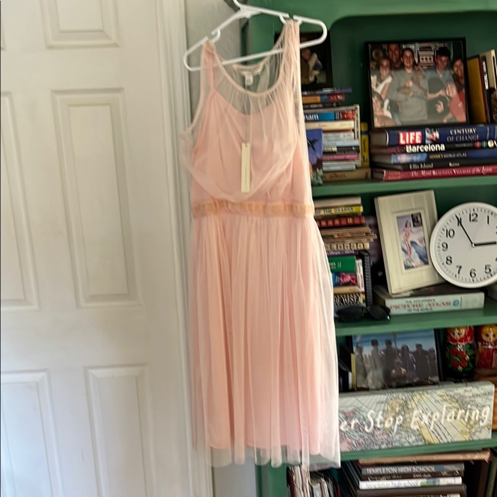 Chic Pink Sleeveless Dress